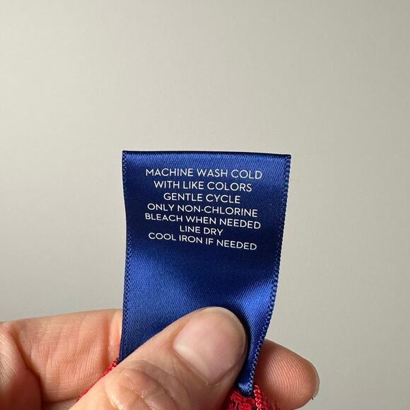 APT. 9 Red Allover Lace Lined Cups Babydoll Nightie Dress Women's Large - Picture 6 of 6